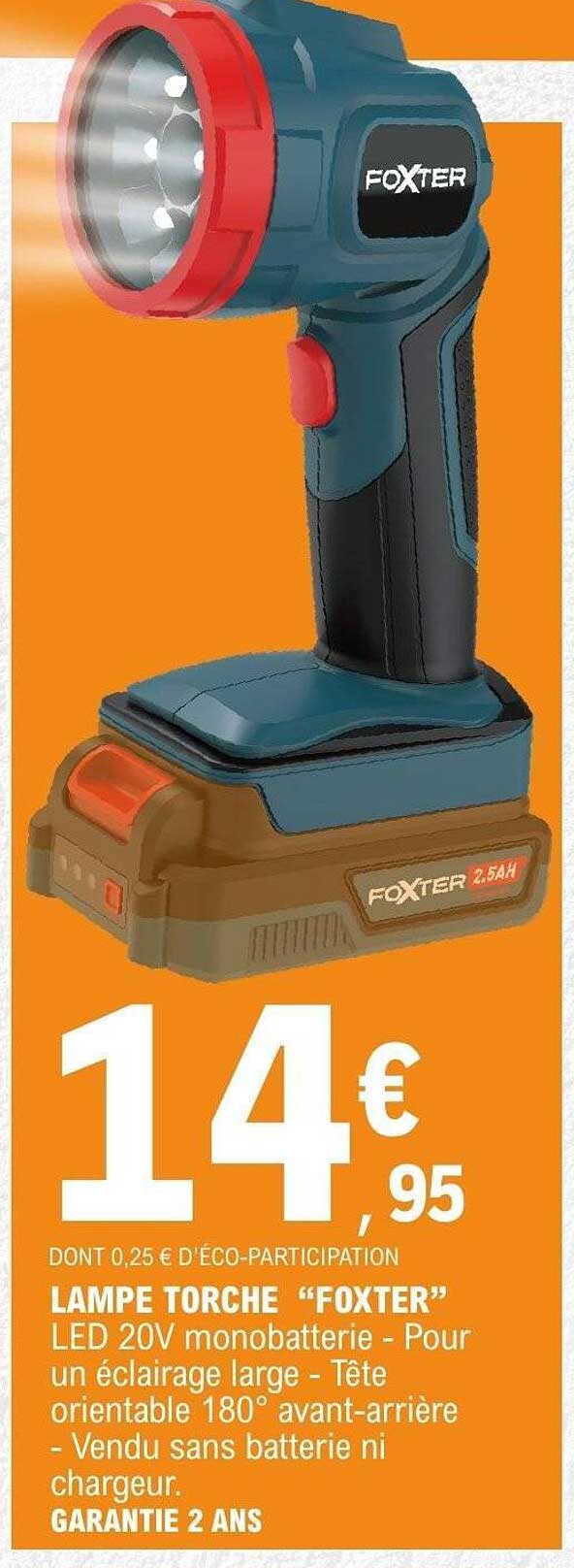 LAMPE TORCHE “FOXTER”