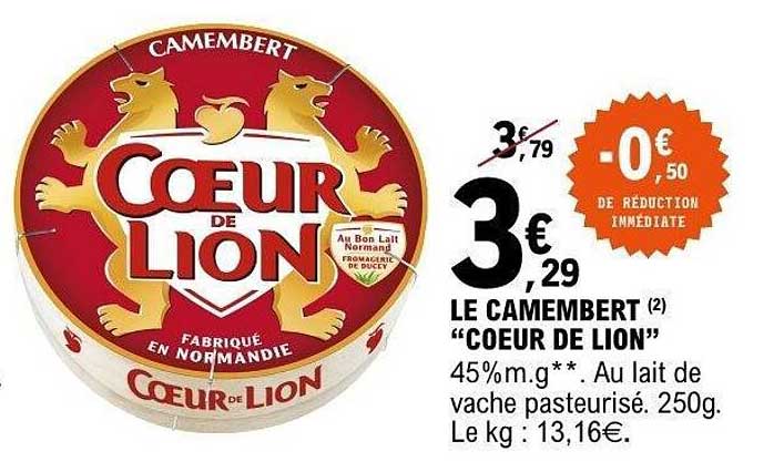 LE CAMEMBERT “COEUR DE LION”