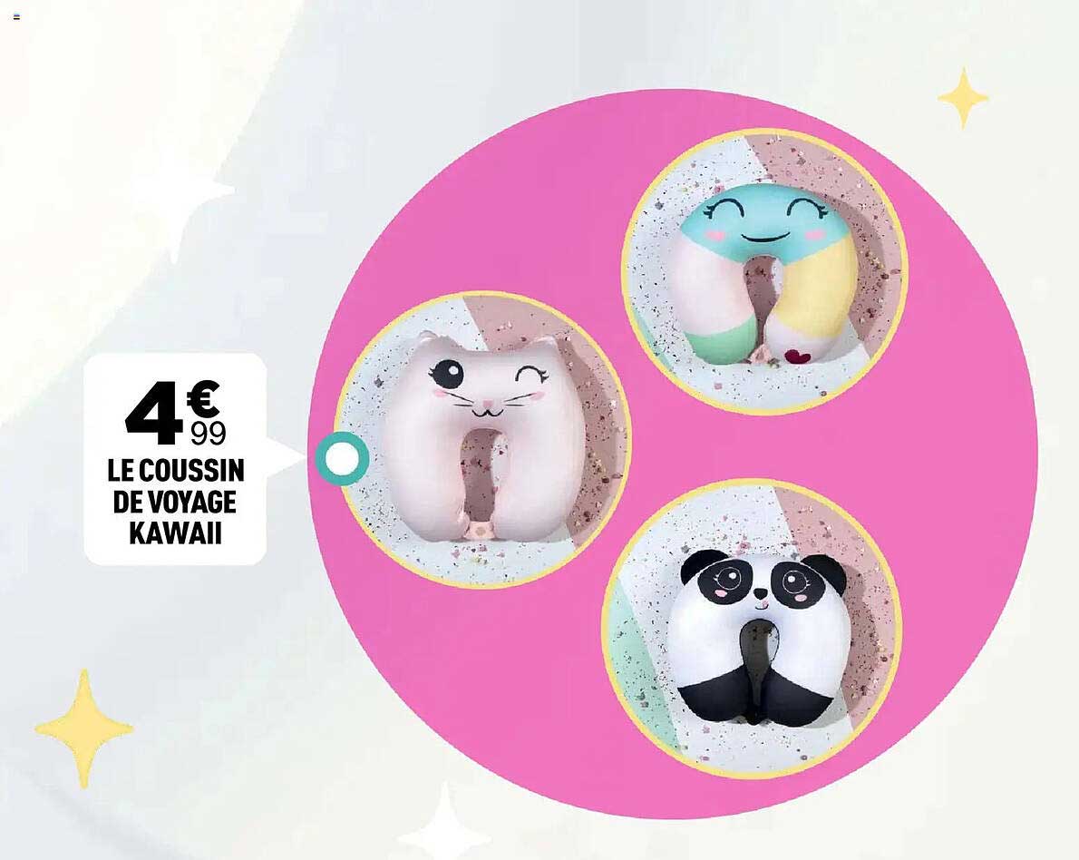 LE COUSSIN DE VOYAGE KAWAII
