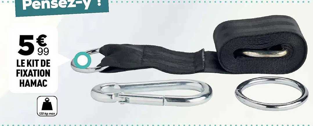 LE KIT DE FIXATION HAMAC