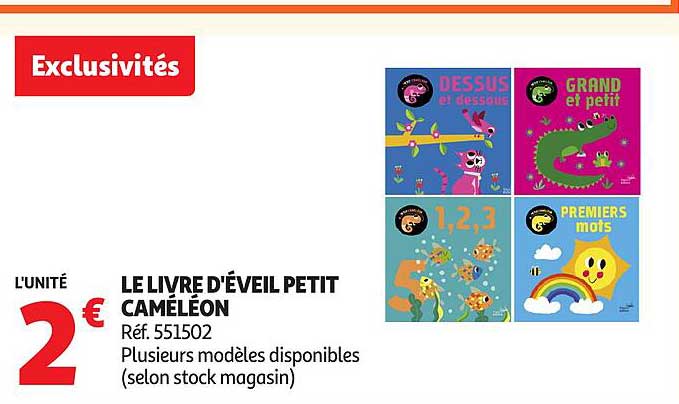 LE LIVRE D'ÉVEIL PETIT CAMÉLÉON