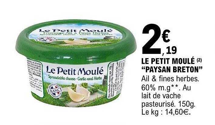 LE PETIT MOULÉ “PAYSAN BRETON”