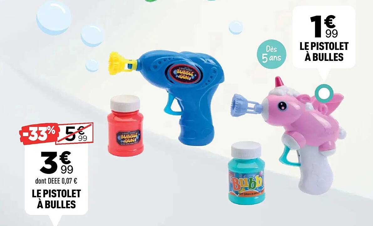 LE PISTOLET À BULLES