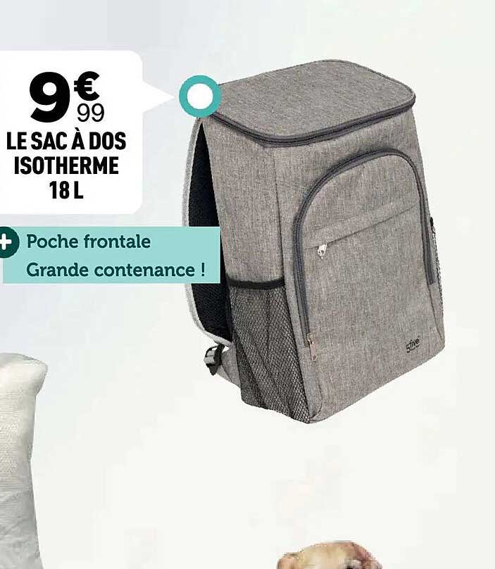 LE SAC À DOS ISOTHERME 18L