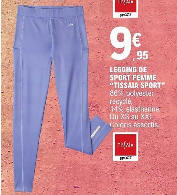 LEGGING DE SPORT FEMME “TISSAIA SPORT”