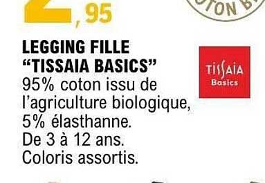 LEGGING FILLE “TISSAIA BASICS”
