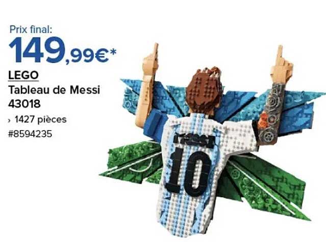 LEGO Tableau de Messi 43018