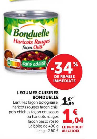 LEGUMES CUISINES BONDUELLE