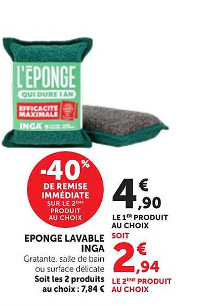L’ÉPONGE QUI DURE 1 AN