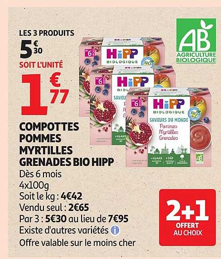 LES 3 PRODUITS