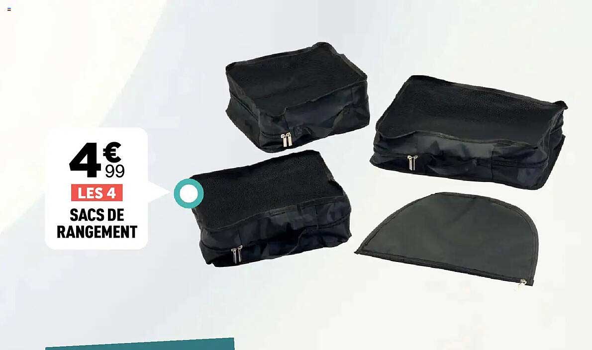 LES 4 SACS DE RANGEMENT