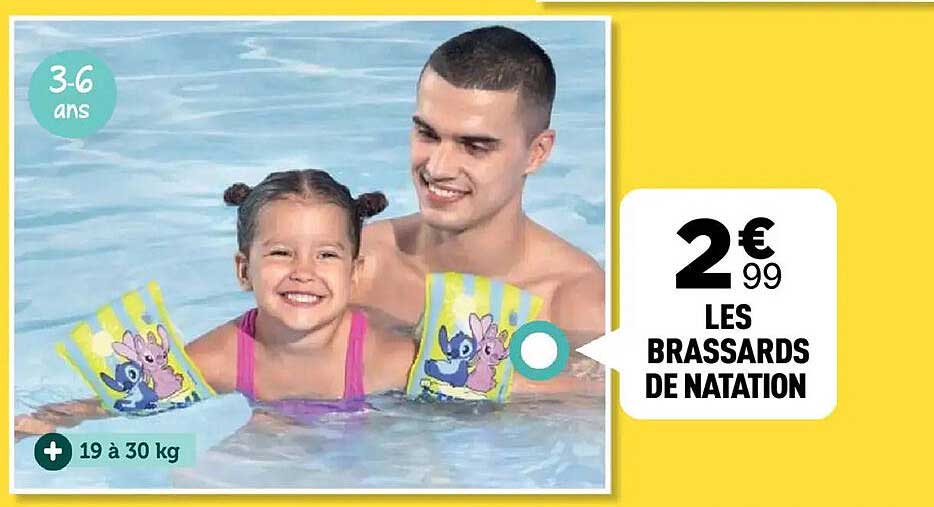 LES BRASSARDS DE NATATION