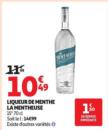 LIQUEUR DE MENTHE LA MENTHEUSE
