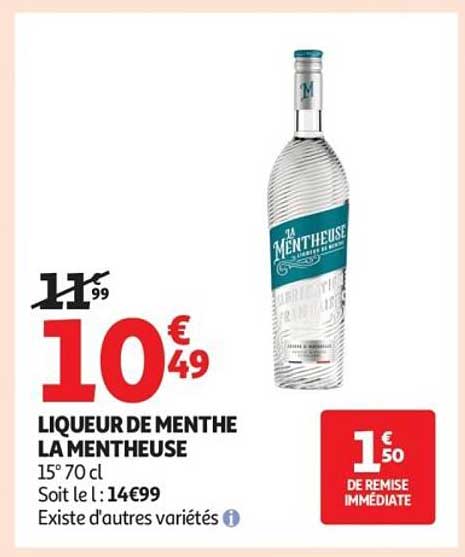 LIQUEUR DE MENTHE LA MENTHEUSE