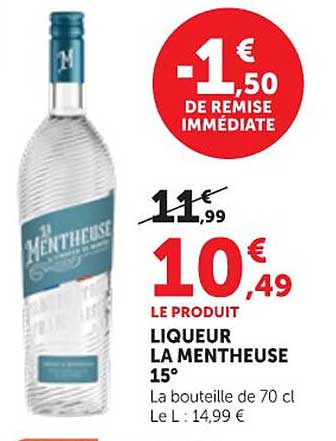 LIQUEUR LA MENTHEUSE 15°