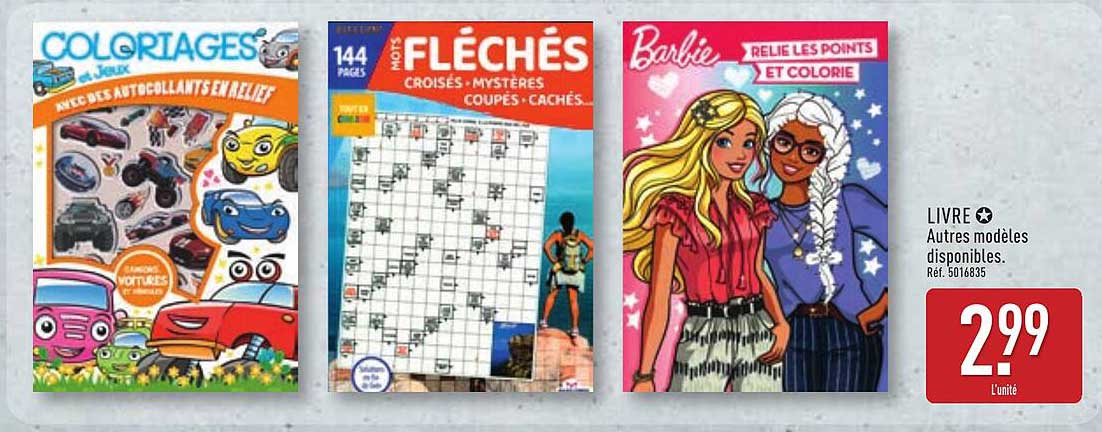 LIVRE Autres modèles disponibles. Réf. 5016835
