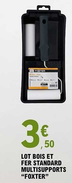 LOT BOIS ET FER STANDARD MULTISUPPORTS “FOXTER”