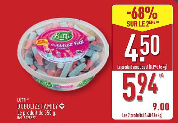 LUTTI® BUBBLIZZ FAMILY
