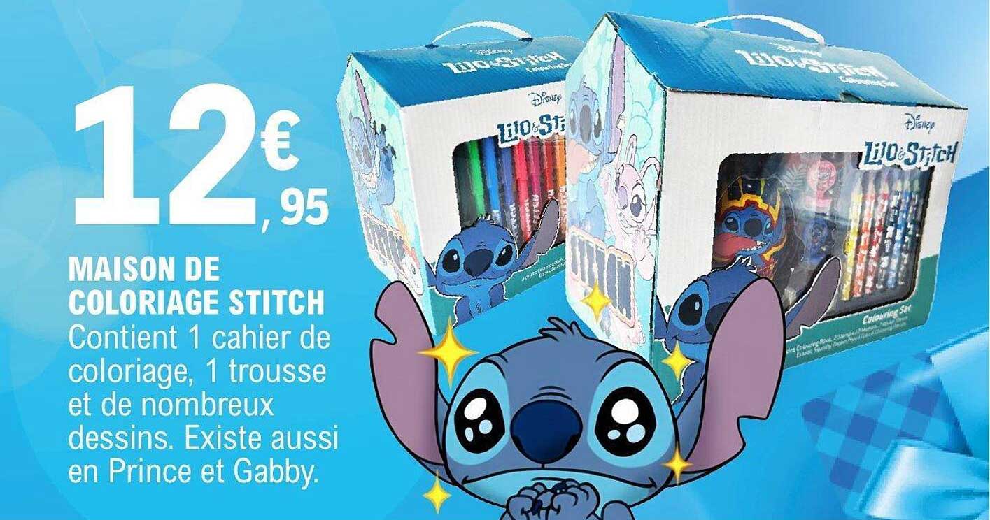 MAISON DE COLORIAGE STITCH
