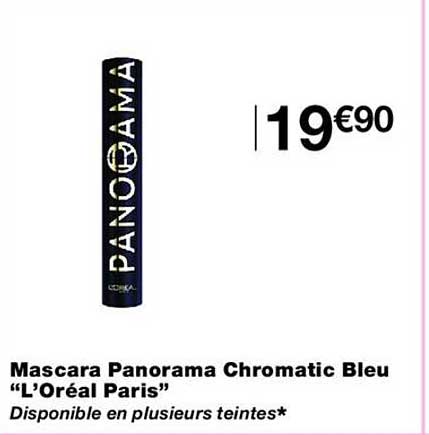 Mascara Panorama Chromatic Bleu “L’Oréal Paris”