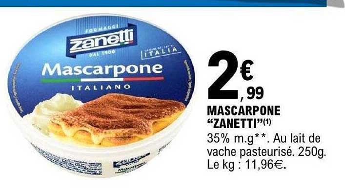 MASCARPONE “ZANETTI”