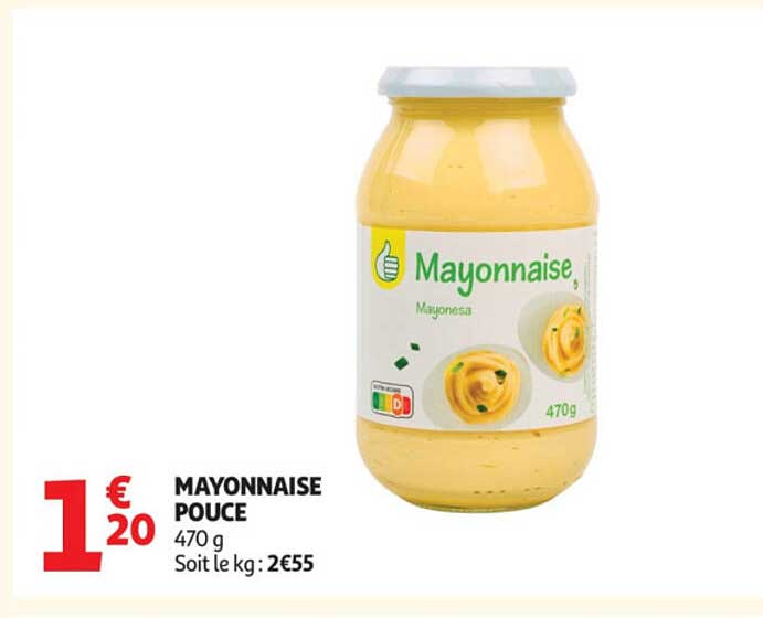 MAYONNAISE POUCE 470 g