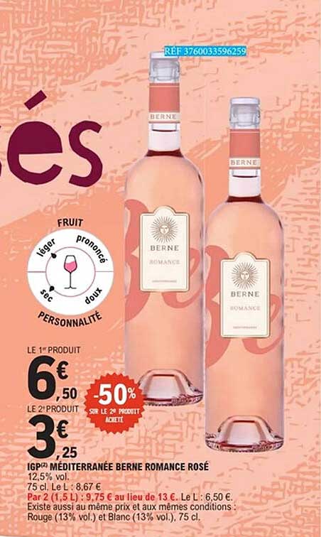MÉDITERRANÉE BERNE ROMANCE ROSÉ