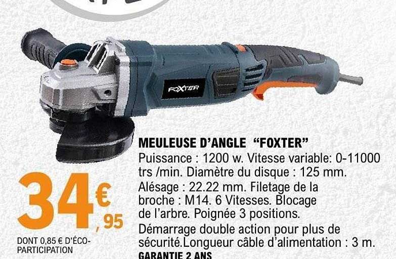 MEULEUSE D’ANGLE “FOXTER”