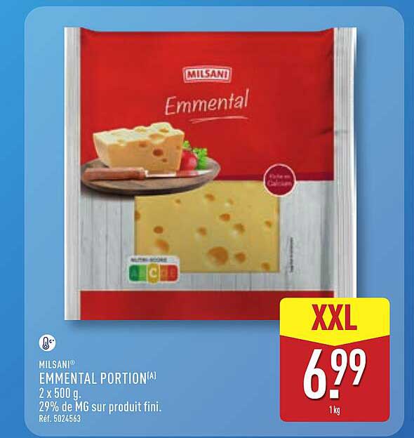 MILSANI® EMMENTAL PORTION(A)