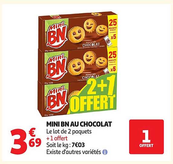 MINI BN AU CHOCOLAT