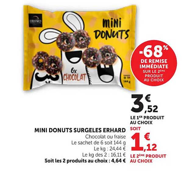 MINI DONUTS SURGELES ERHARD