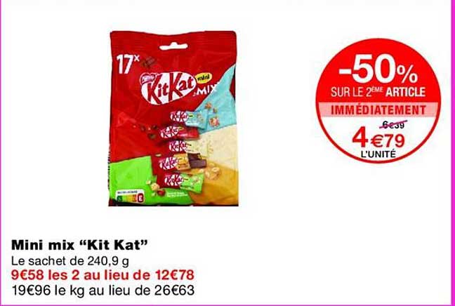 Mini mix “Kit Kat”