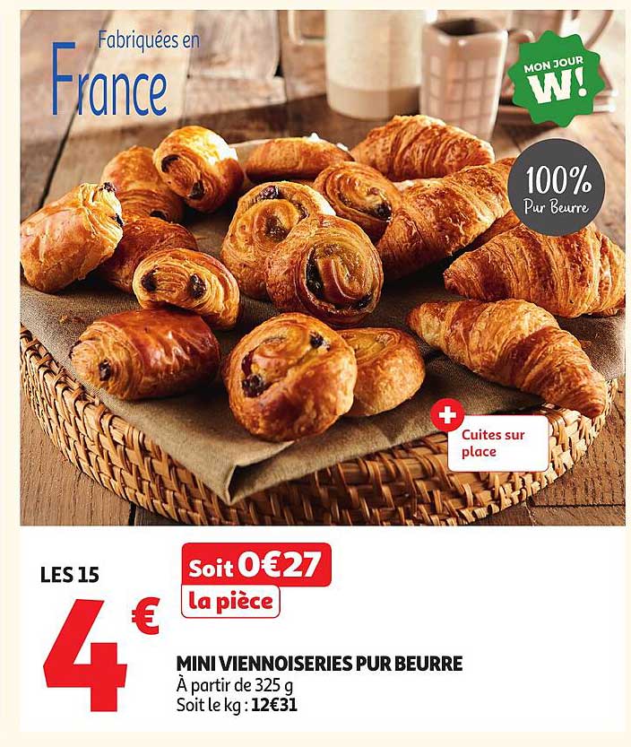 MINI VIENNOISERIES PUR BEURRE