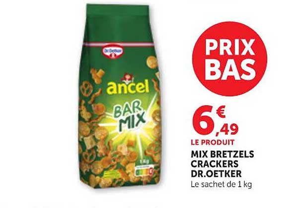 MIX BRETZELS CRACKERS DR. OETKER
