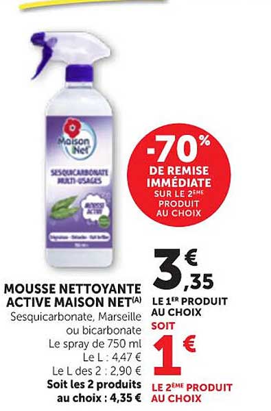 MOUSSE NETTOYANTE ACTIVE MAISON NET(A)