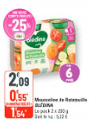 Mousseline de Raisinette BLÉDINA