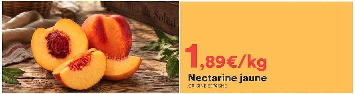 Nectarine jaune