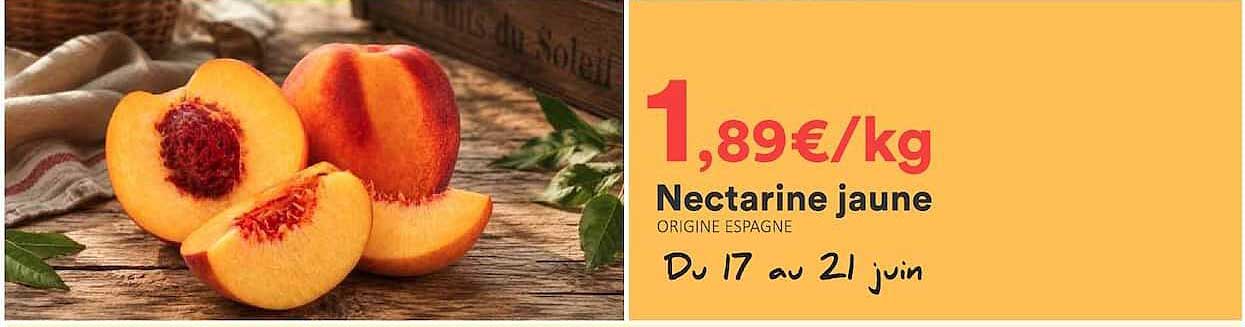 Nectarine jaune