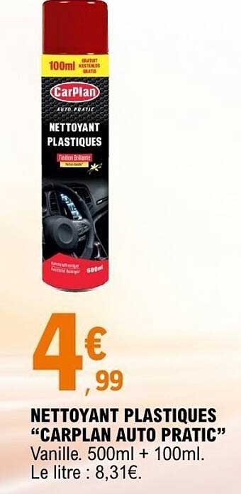 NETTOYANT PLASTIQUES “CARPLAN AUTO PRATIC”