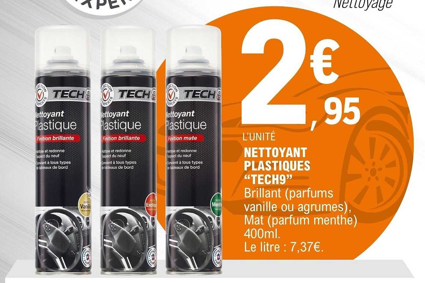 NETTOYANT PLASTIQUES “TECH9”