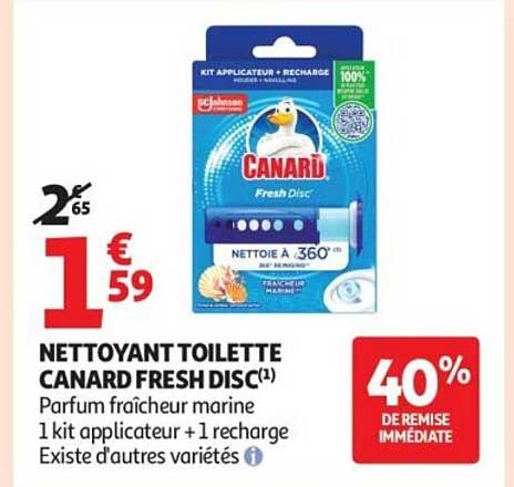 NETTOYANT TOILETTE CANARD FRESH DISC(1)