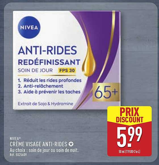 NIVEA CRÈME VISAGE ANTI-RIDES