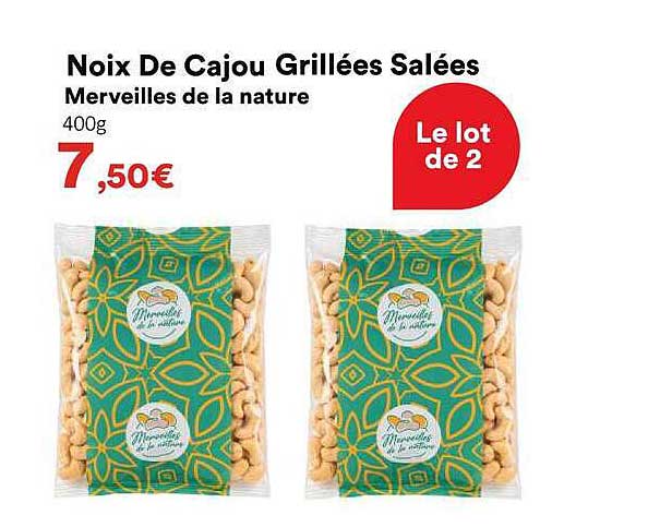 Noix De Cajou Grillées Salées
