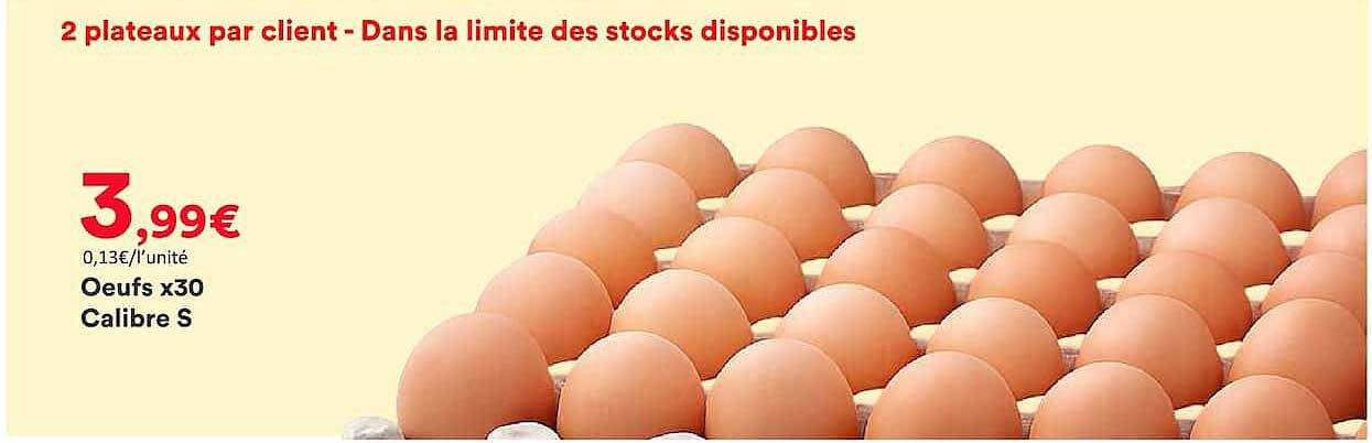 Oeufs x30 Calibre S