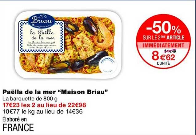 Paëlla de la mer “Maison Briau”