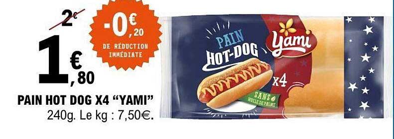 PAIN HOT DOG X4 “YAMI”