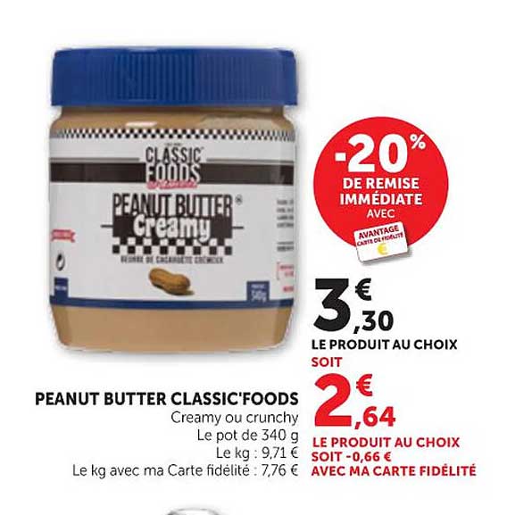 PEANUT BUTTER CLASSIC'FOODS
