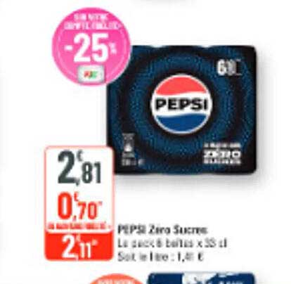 PEPSI Zéro Sucres