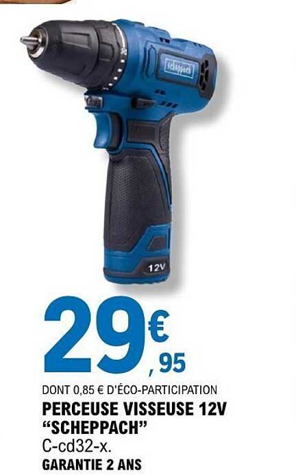 PERCEUSE VISSEUSE 12V “SCHEPPACH”