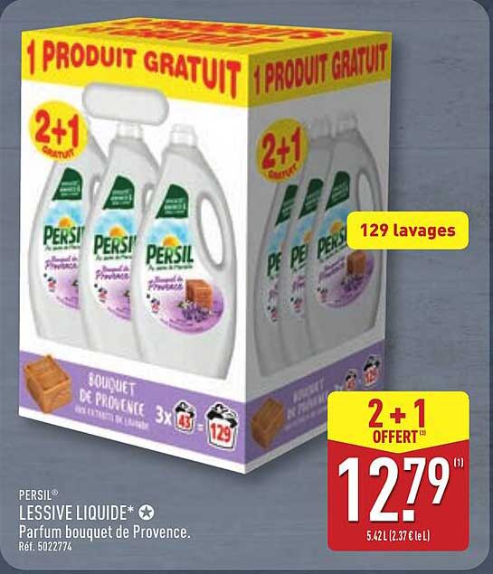 PERSIL® LESSIVE LIQUIDE * Parfum bouquet de Provence.